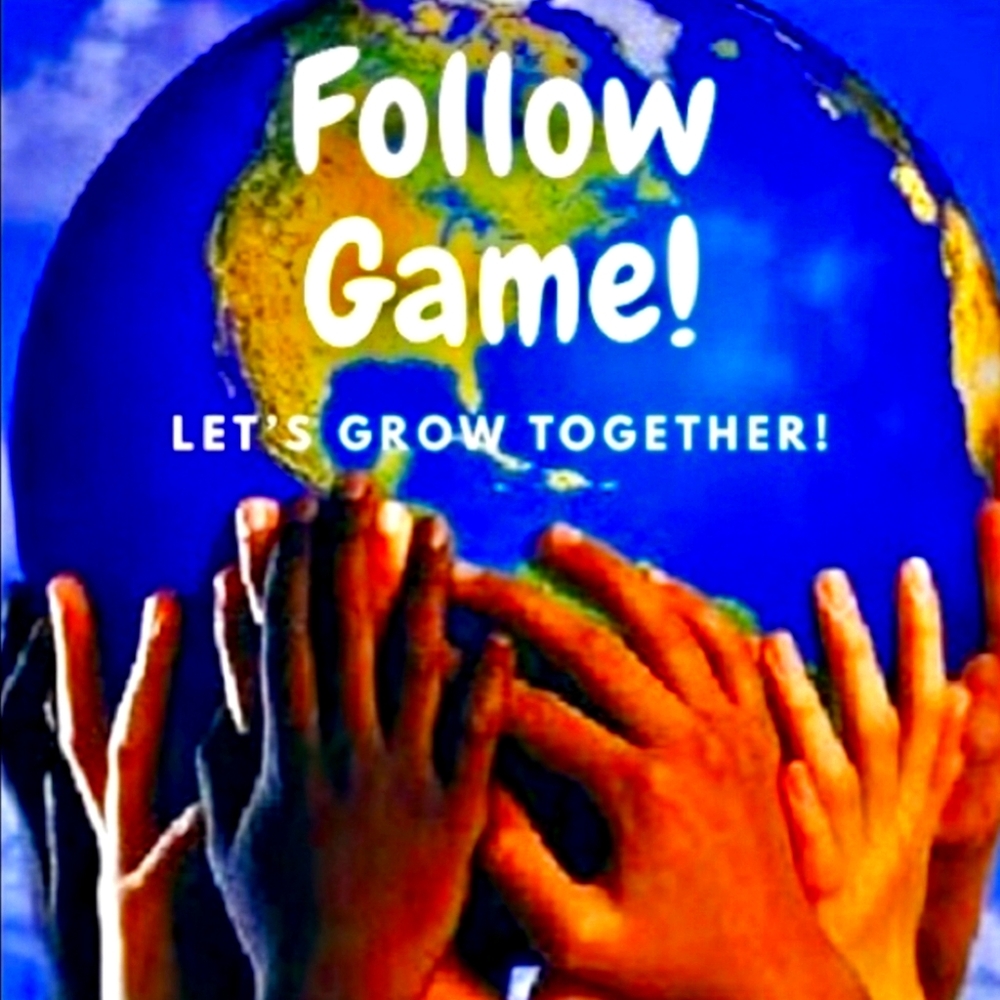👭 Let's grow together! 👭 FOLLOW GAME!
